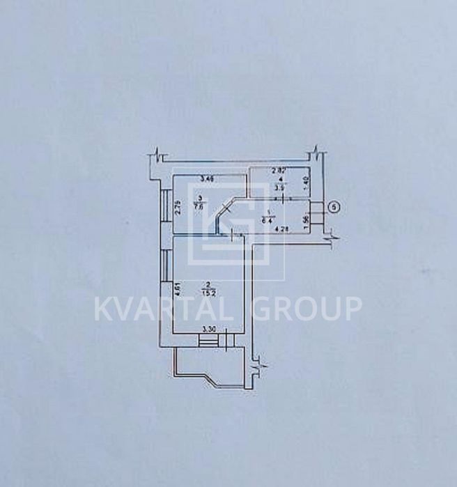 Квартира на вул. Бориса Гмирі в Києві, ID 258589, фото №2