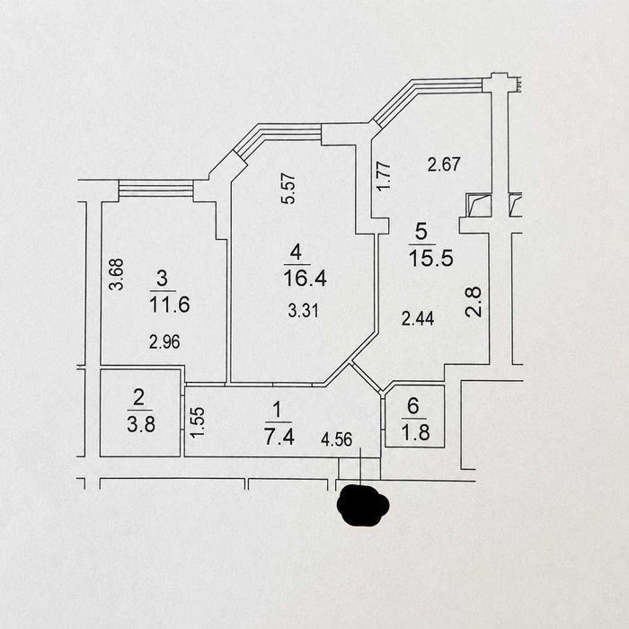 Квартира на вул. Боголюбова, 30 в Києві, ID 258675, фото №6