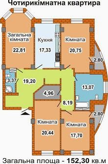 Квартира на вул. Дмитрівська, 75 в Києві, ID 259131, фото №24