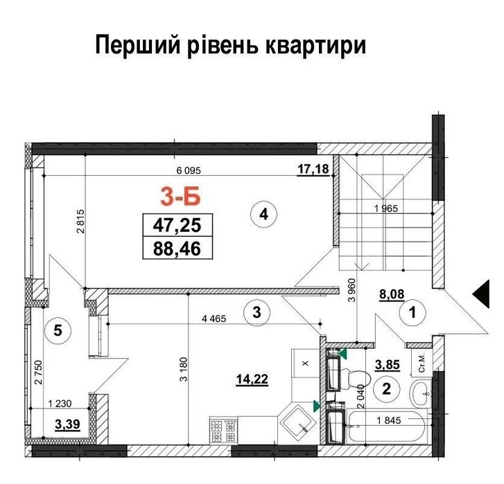 Квартира на ЖК Урлівський 1 в Києві, ID 263088, фото №5