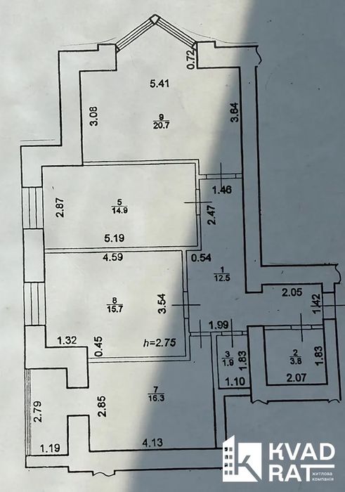 Квартира на вул. Богдана Хмельницького в Івано-Франківську, ID 260762, фото №9