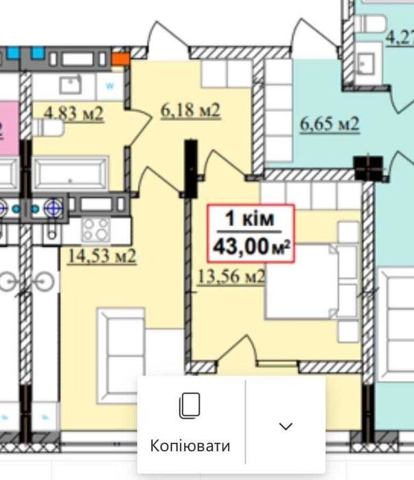 Квартира на вул. Приозерна, 35 в Івано-Франківську, ID 262119, фото №3