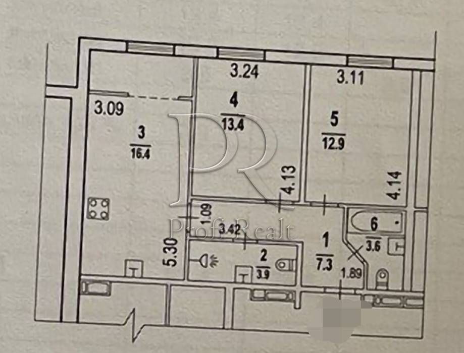 Квартира на вул. Михайла Максимовича, 26Г в Києві, ID 262302, фото №12