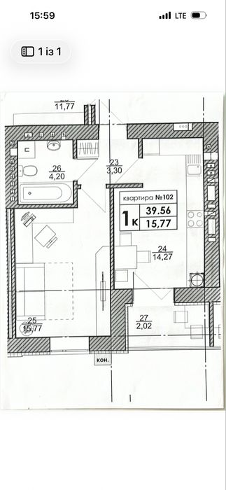 Квартира на ЖК «Парк Резіденс» в Києві, ID 309257, фото №1