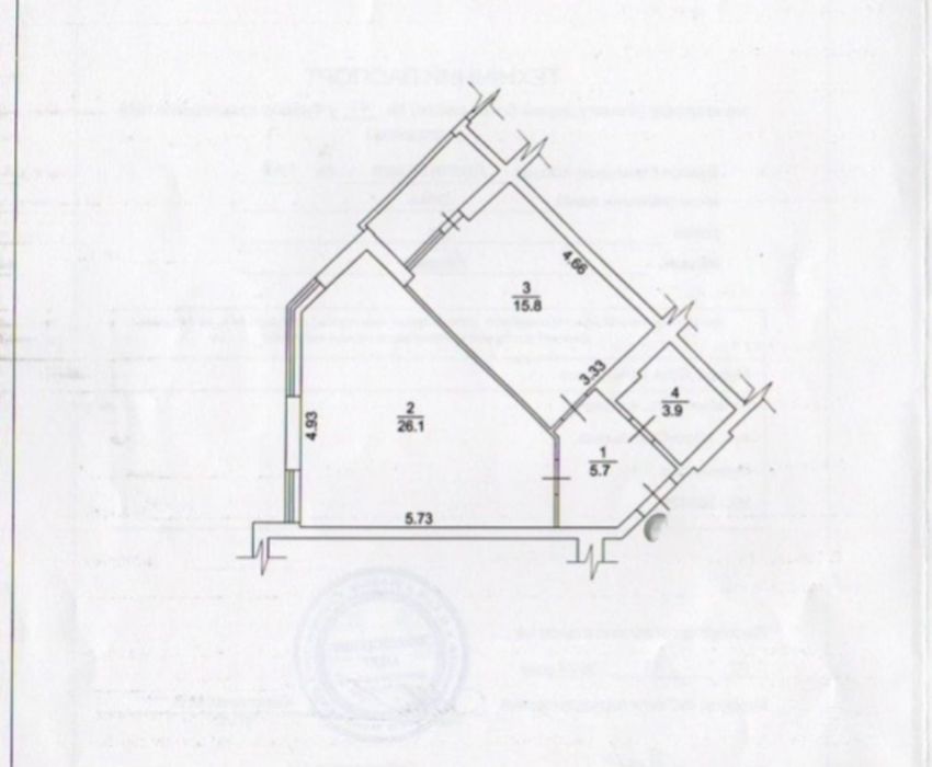 Квартира на вул. Ольги Кобилянської, 8 в Києві, ID 263466, фото №3