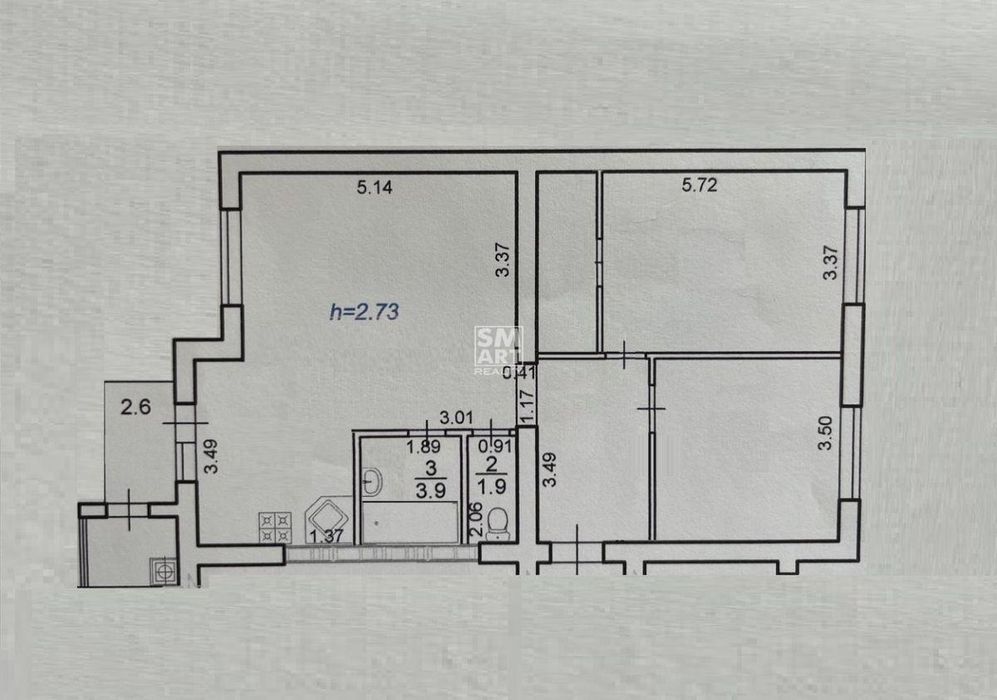 Квартира на вул. Печерська, 24 в Києві, ID 312136, фото №11