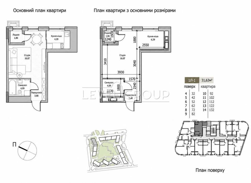 Квартира на ЖК Lucky Land в Києві, ID 264100, фото №2