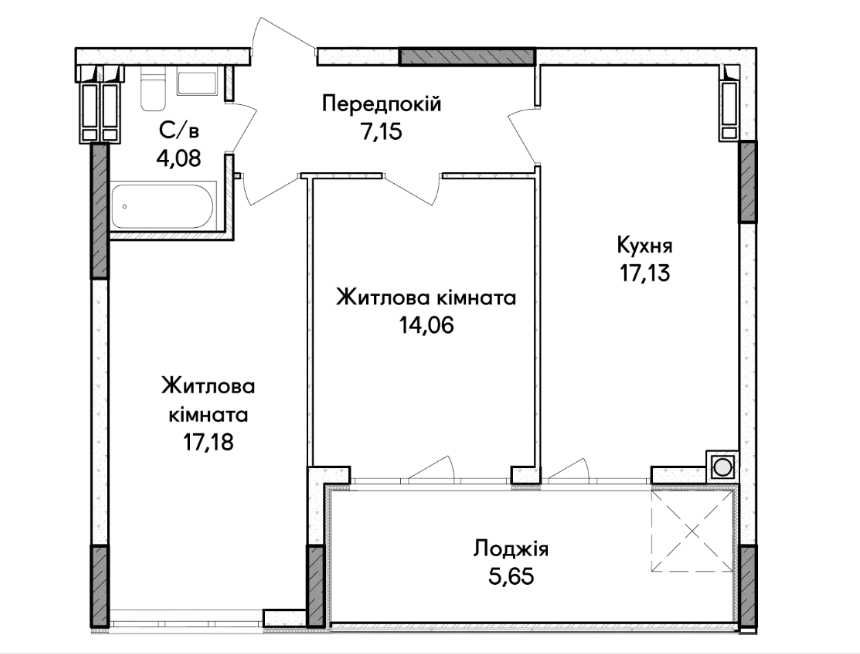 Квартира на вул. Будинок 39 в Києві, ID 264375, фото №5
