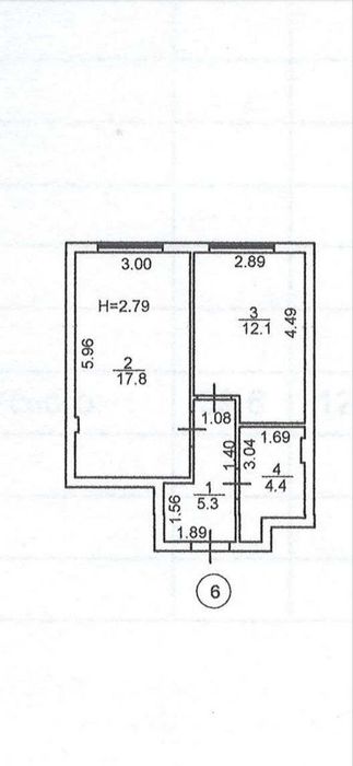 Квартира на вул. Поліська, 4 в Києві, ID 265380, фото №11