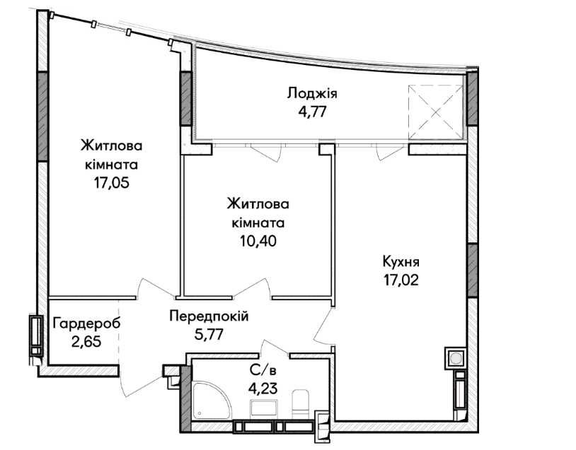 Квартира на вул. Ірпінь, 42 в Києві, ID 267038, фото №5