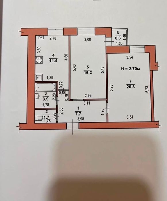 Квартира на ЖК «Зелений масив» в Луцьк, ID 266202, фото №2