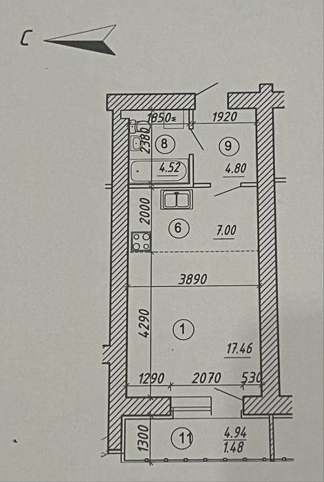 Квартира на вул. Лазурна в Миколаєві, ID 267108, фото №8