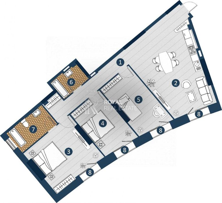 Квартира на ЖК BEREG Residence в Києві, ID 267334, фото №2