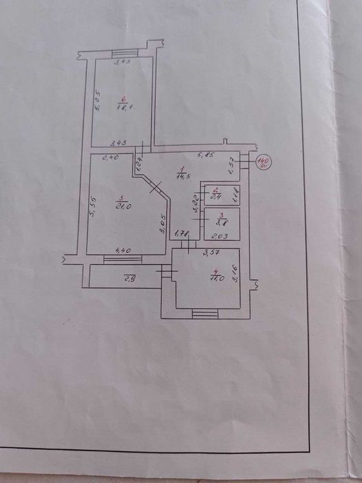 Квартира на вул. Будівельників, 3 в Хмельницькому, ID 267488, фото №11
