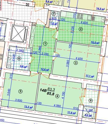 Квартира на ЖК Паркове Містечко в Івано-Франківську, ID 268005, фото №22