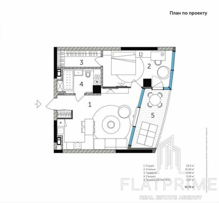 Квартира на вул. Іоанна Павла ІІ, 12 в Києві, ID 479084, фото №10
