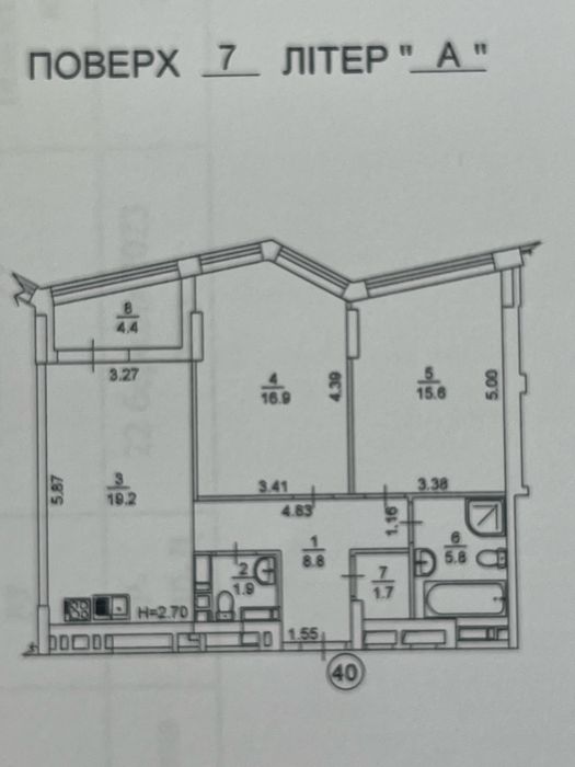 Квартира на вул. Берковецька в Києві, ID 311871, фото №3