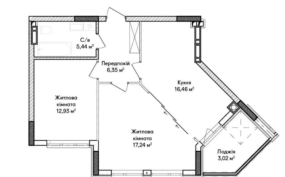 Квартира на вул. 30 в Києві, ID 267799, фото №5