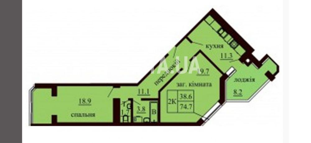 Квартира на вул. Боголюбова, 20 в Києві, ID 306926, фото №15