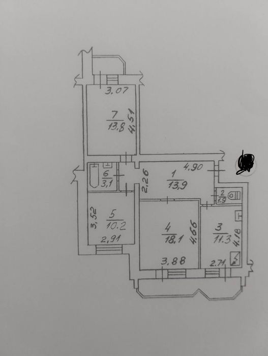 Квартира на вул. Рудницького, 9 в Києві, ID 268147, фото №11