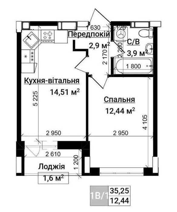 Квартира на ЖК Гостомель Резидентс в Києві, ID 268275, фото №17