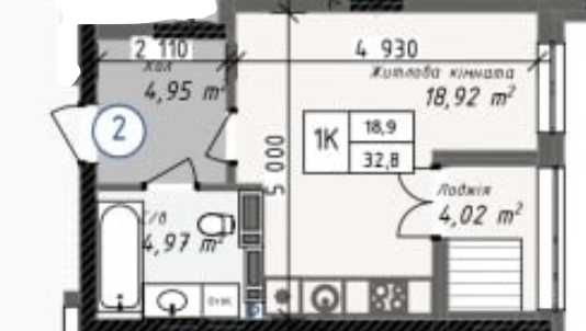 Квартира на вул. Грушевського в Одесі, ID 268601, фото №2