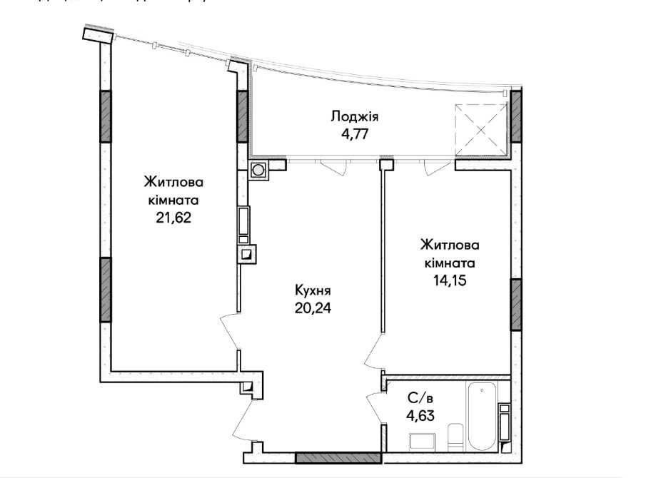 Квартира на вул. Синергія, 41 в Києві, ID 268750, фото №4