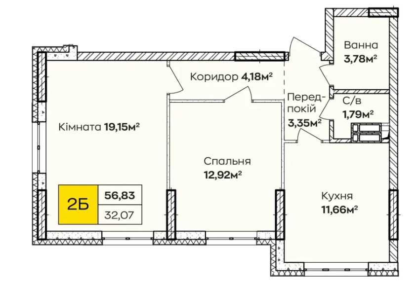 Квартира на вул. Тепловозна, 28 в Києві, ID 268845, фото №4