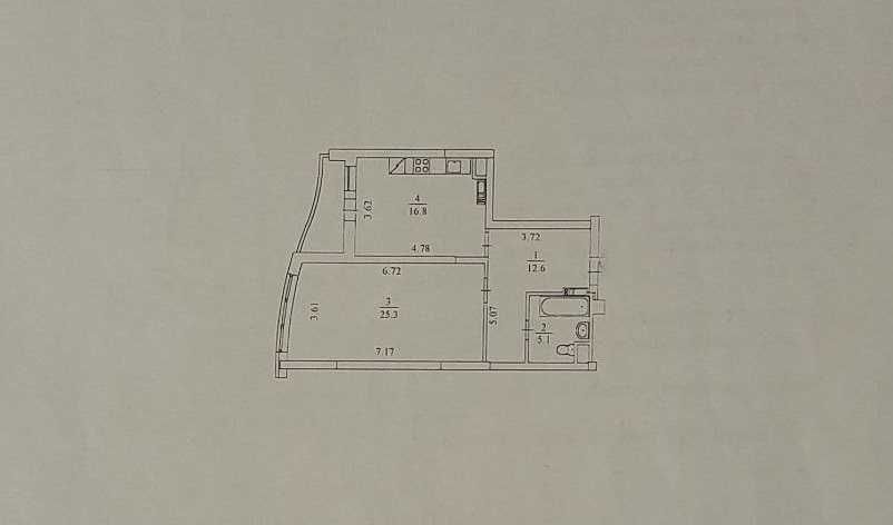 Квартира на вул. Олевська, 5 в Києві, ID 269400, фото №12