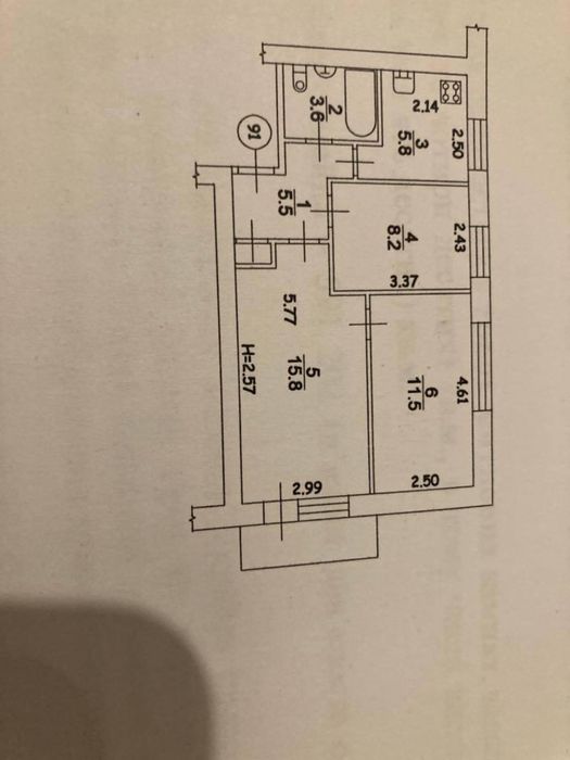 Квартира на вул. Машинобудівна, 24 в Києві, ID 270025, фото №10
