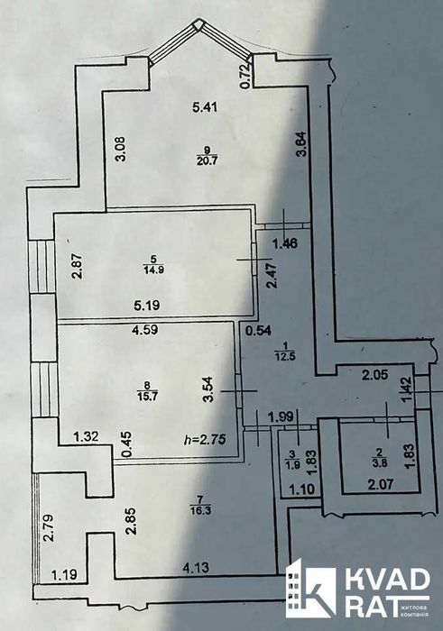 Квартира на вул. Богдана Хмельницького в Івано-Франківську, ID 270050, фото №15