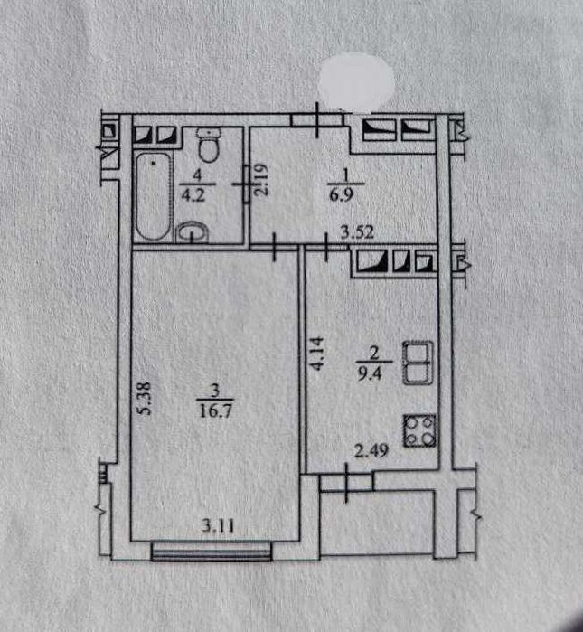 Квартира на вул. Туманяна, 3 в Києві, ID 288801, фото №20