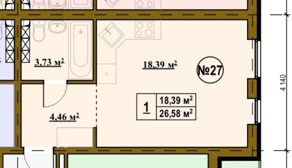 Квартира на ЖК 4ROOM в Києві, ID 271034, фото №2