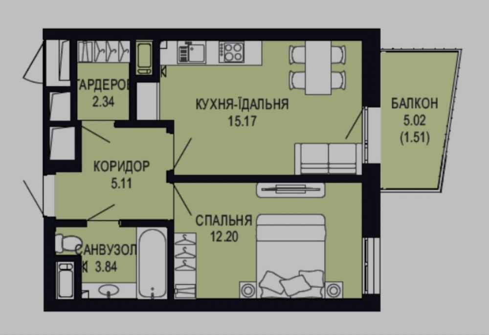 Квартира на вул. Щурата в Львові, ID 272204, фото №4
