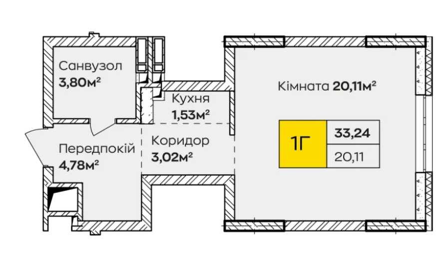 Квартира на ЖК «Синергія Київ» в Києві, ID 274381, фото №5