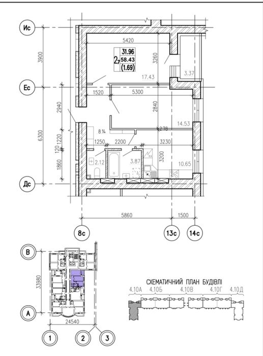 Квартира на вул. Лобановського, 30А в Києві, ID 312258, фото №11