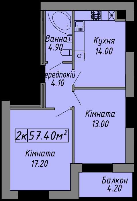 Квартира на ЖК Скандинавія в Івано-Франківську, ID 275172, фото №1