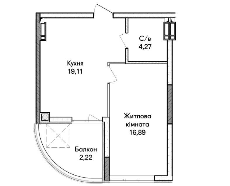 Квартира на вул. Синергія Сіті, 42 в Києві, ID 275682, фото №4
