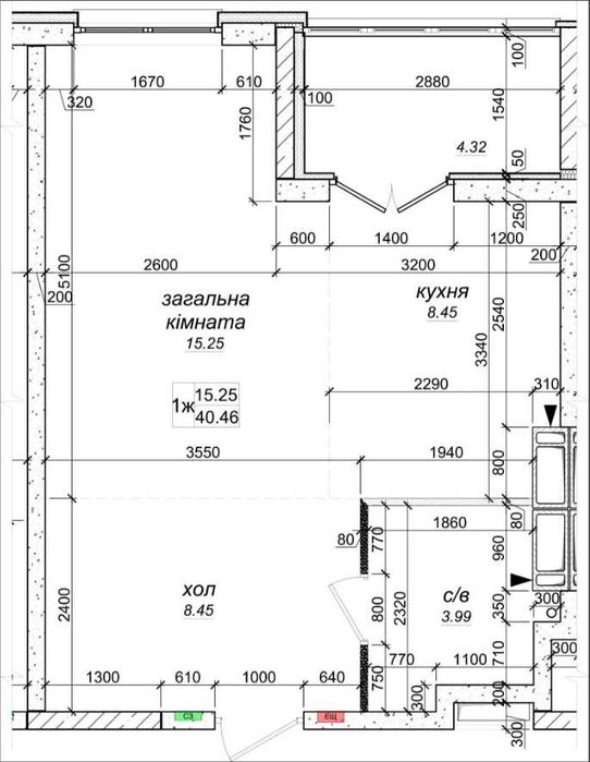 Квартира на ЖК "Одеський бульвар" в Києві, ID 312006, фото №1