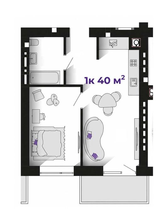 Квартира на вул. Петлюри-Польова в Івано-Франківську, ID 314012, фото №9