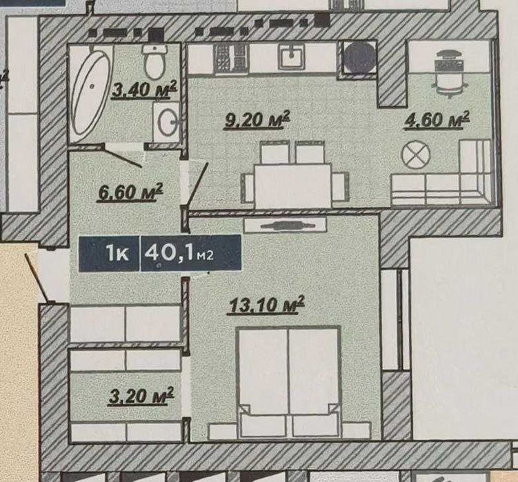 Квартира на ЖК Надрічний в Івано-Франківську, ID 277255, фото №3
