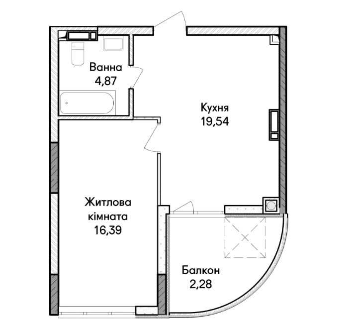 Квартира на біля ТРЦ «Лавіна» в Києві, ID 277315, фото №3
