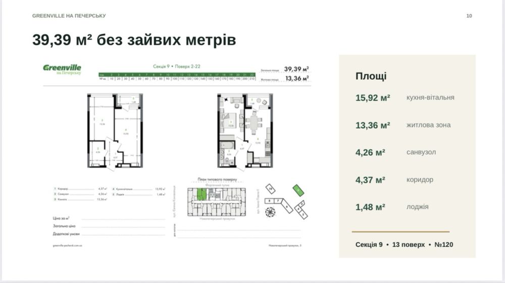Квартира на ЖК Greenville в Києві, ID 277534, фото №11