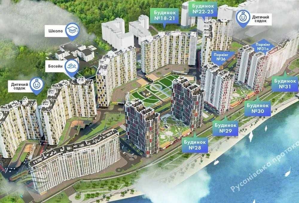 Квартира на ЖК Русанівська гавань в Києві, ID 277479, фото №5