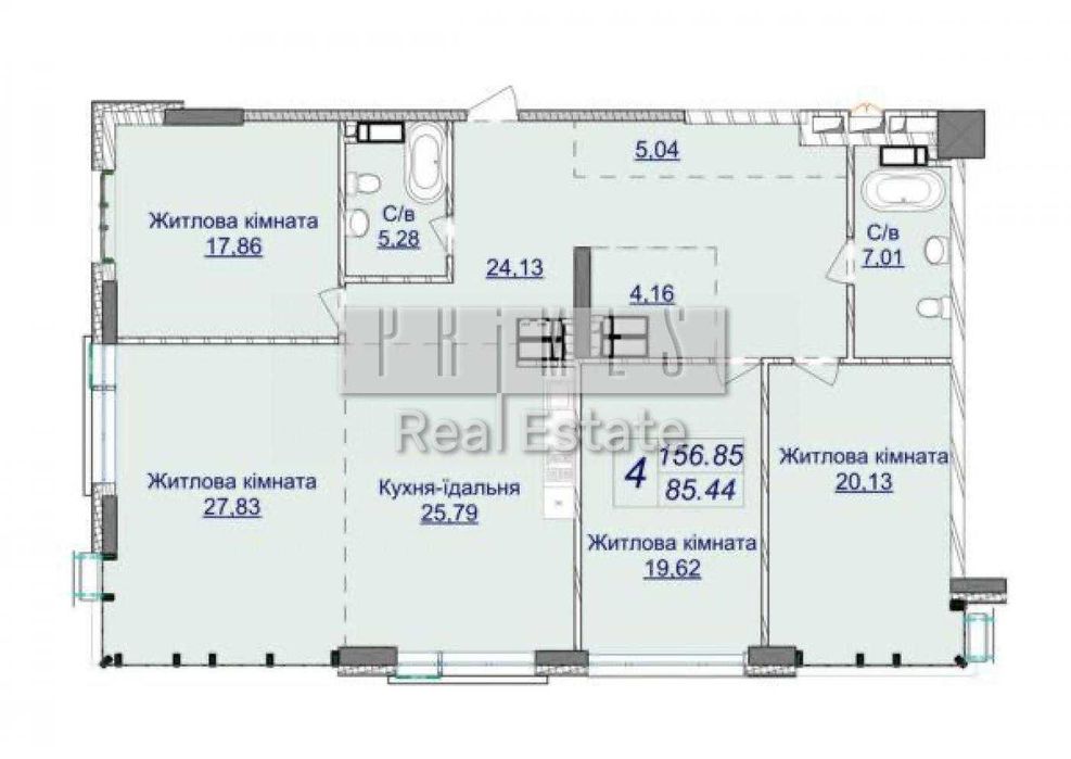 Квартира на вул. Верхогляда, 7 в Києві, ID 277624, фото №1
