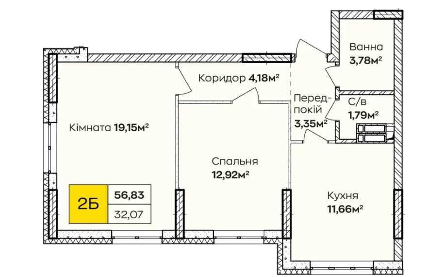 Квартира на ЖК «Синергія Київ» в Києві, ID 277903, фото №7