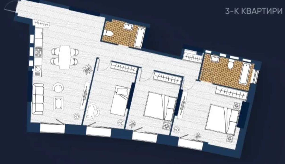Квартира на ЖК Bereg Residence в Києві, ID 283338, фото №17