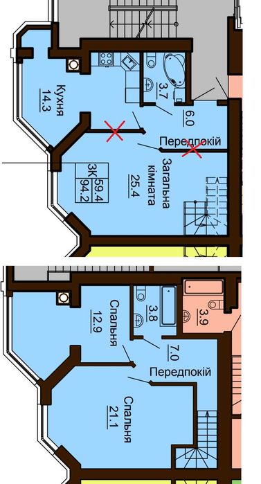 Квартира на вул. Боголюбова, 30 в Києві, ID 278410, фото №24