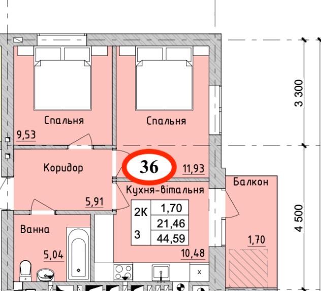 Квартира на ЖК Бургундія 3 в Києві, ID 278425, фото №15