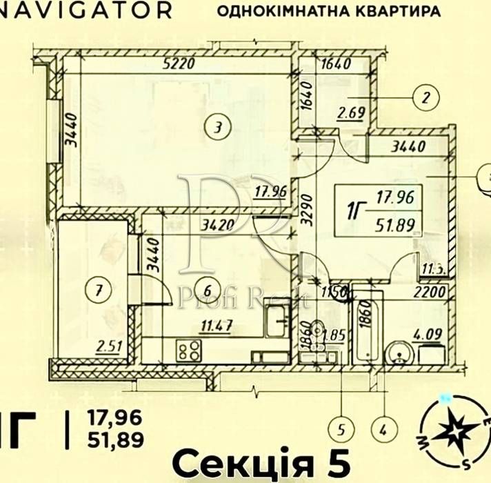Квартира на просп. Балтійський в Києві, ID 346207, фото №9